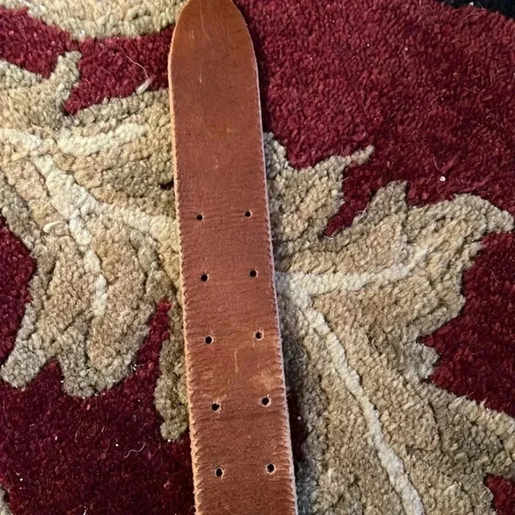 Sundance Women’s Brown Leather Belt with Rivets, Studs Size Small - Picture 10 of 14